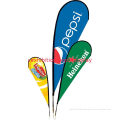 Portable Promotional Outdoor Advertising Flying Banners , Display Flag